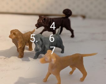 1:12 Dollhouse Purebred Dog Figurine