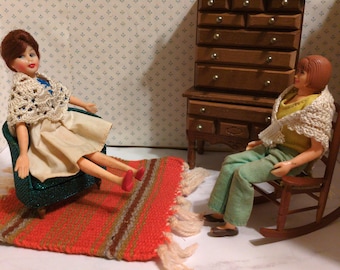 1:12 Scale Dollhouse Shawl/Doll Shawl