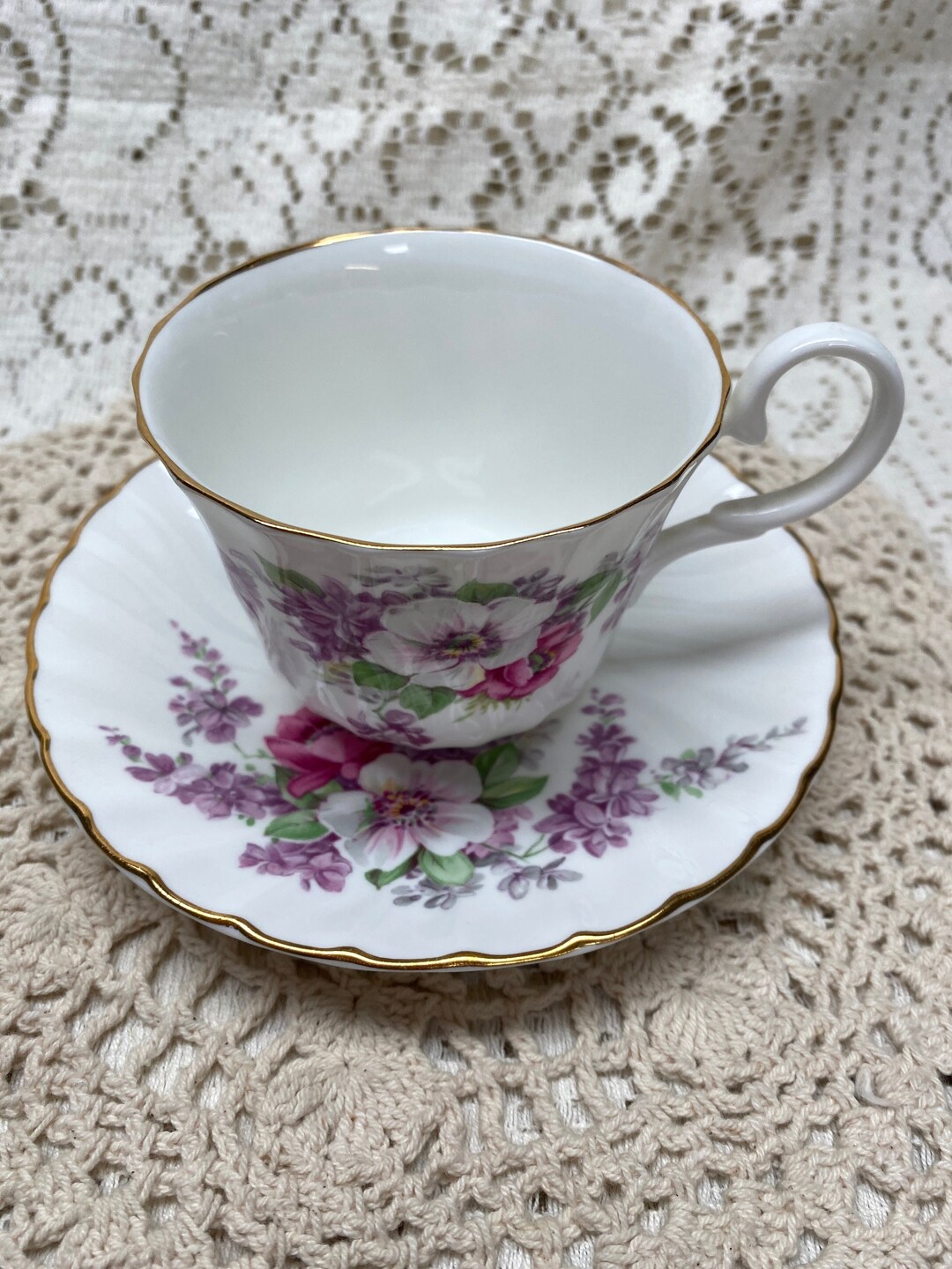 Royal Stuart TEA CUP and Saucer Fine Bone China Made in Etsy