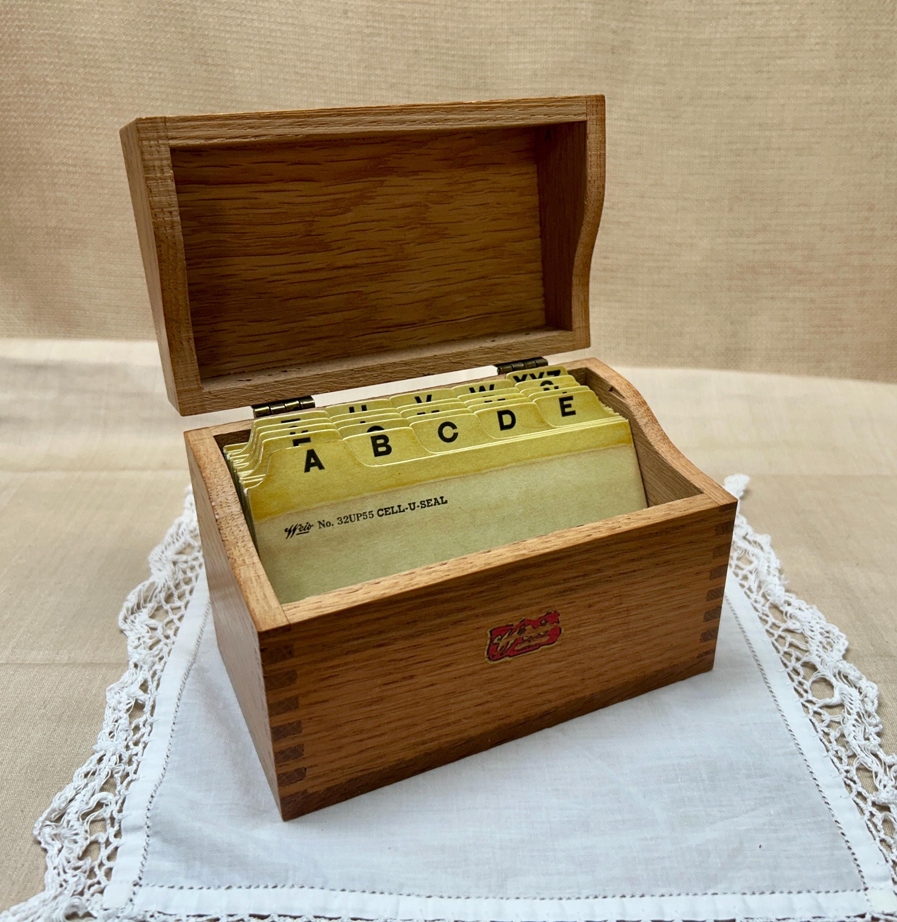 Antique Vintage Wood Boxes With Dividers - Etsy
