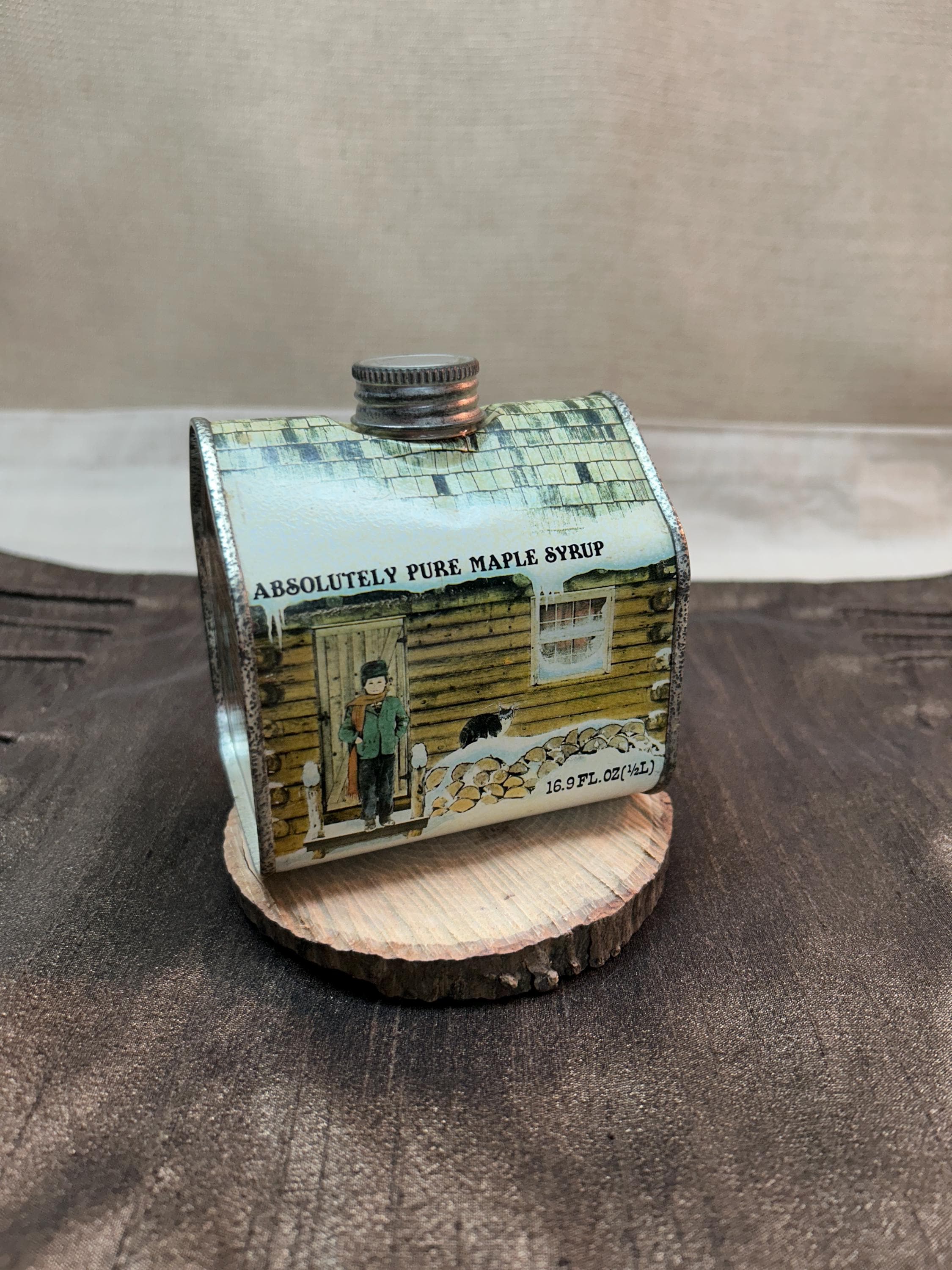 Log Cabin Maple Syrup Tins - Etsy