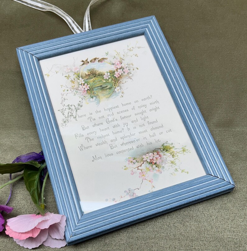 Vintage Wedding Poem in Wood Frame - Etsy