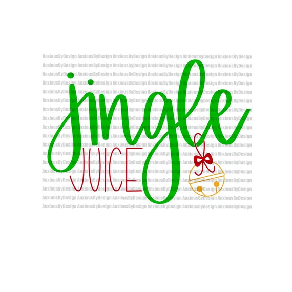 Jingle Juice SVG PNG Christmas Party Vinyl Cricut | Etsy