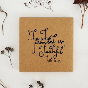 Scripture, Hebrews 10:23 - He Who Promised - Bible Verse, SVG Cut File, scripture svg, Christian svg, handlettered svg, for cricut