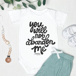Scripture, Psalm 169:1 - You Will Not Abandon Me - BIble Verse, SVG Cut File, scripture svg, Christian svg, handlettered svg, for cricut