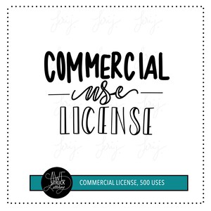 Licencia Comercial, 500 usos