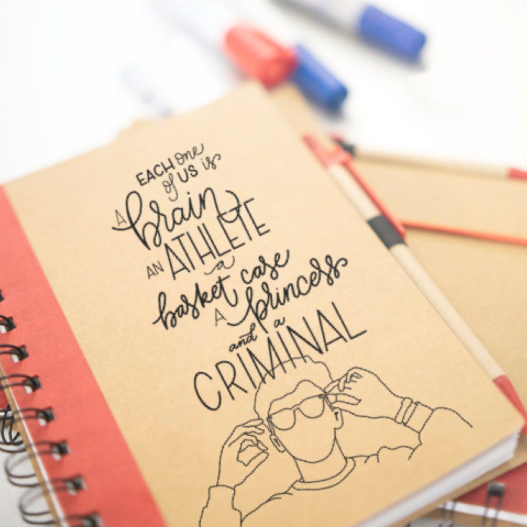 Breakfast Club Lettering The Breakfast Club - (movies,tv) SVG Cut File, Svg, Handlettered Svg ...