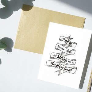 Scripture, John 1:14 - The Word Became Flesh - Bible Verse, SVG Cut File, scripture svg, Christian svg, handlettered svg, for cricut