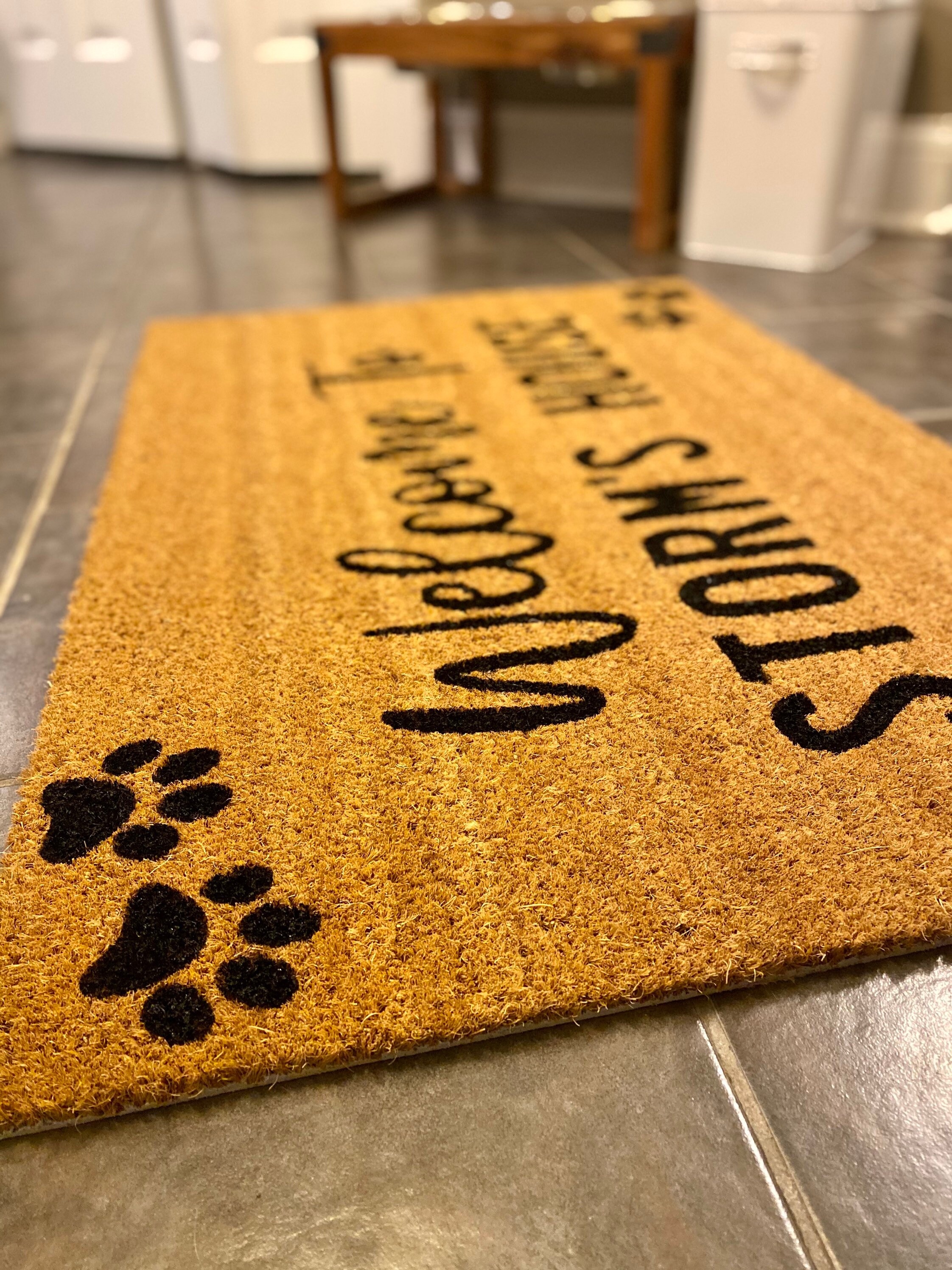 to Pets House Doormat Dog Doormat Cat Doormat Etsy