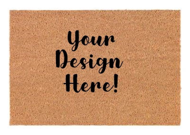 Your Custom Designed Doormat Personalized Doormat Etsy