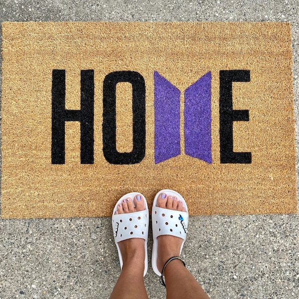 BTS Home Doormat - Bangtan Sonyeondan Decor - BTS ARMY Doormat
