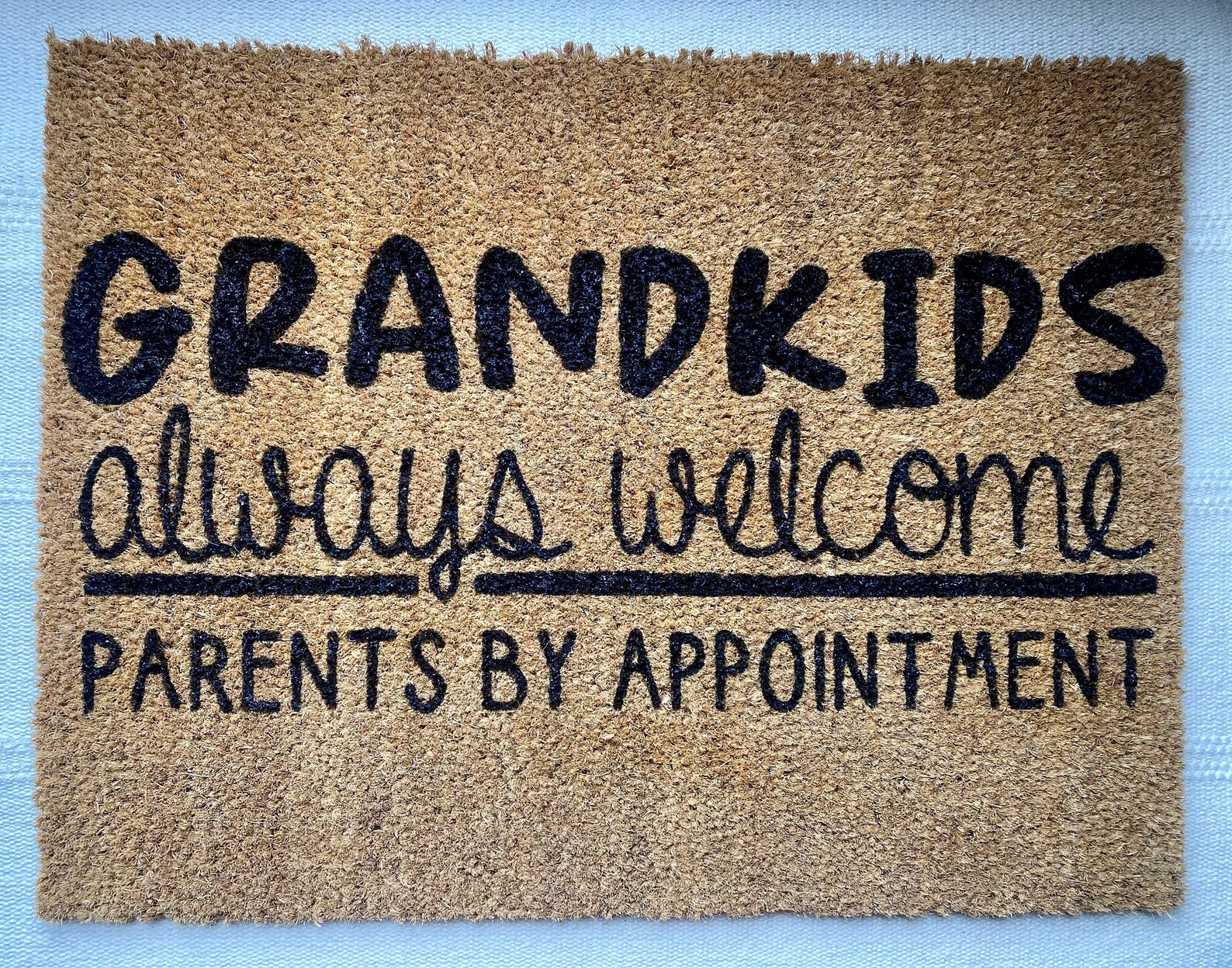 Grandparent Doormat Grandparent Gift Fathers Day Gift Etsy