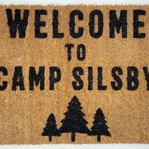 Welcome To &quot;Lake&quot; Doormat - Cottage Doormat - Lake House Doormat - Welcome Mat - Custom Doormat - Personalized - Spring/Summer Gift
