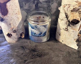 Imbolc Candle: Beeswax Coconut Oil Sabbat Altar Decor
