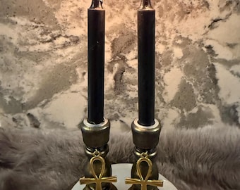 Anubis: Diety Chime Candle Holder Set