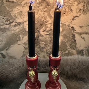 The Morrigan: Diety Chime Candle Holder Set
