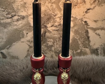 The Morrigan: Diety Chime Candle Holder Set