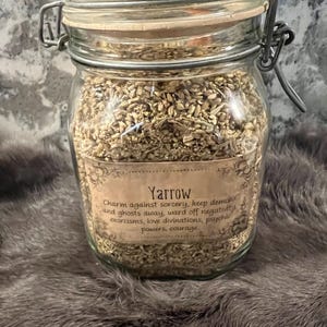 Yarrow - Yarrow Flower - Yarrow Leaf - Apothecary - Herb - Spell Ingredients - Organic Herbs - Purification - Healing - Mojo Bag - Spell Jar