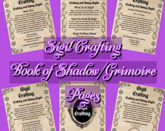 Sigil Crafting Guide – Book of Shadows Pages (Digital Download)