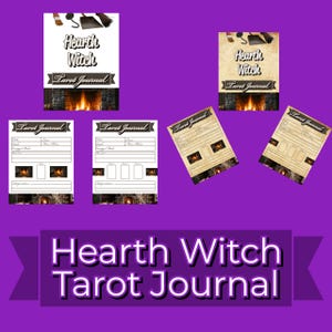 Hearth Witch Tarot Journal - Hearth Witch - Hearth Magic - Tarot Card - Tarot Reading - Tarot Journal - Hearth Magic - Tarot - Tarot Book