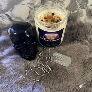 Samhain Candle - Jar Candle - Sabbat Candle - Altar Candle - Witchy Candle - Samhain - Sabbat - Altar Decor - Wheel Of The Year - Pagan