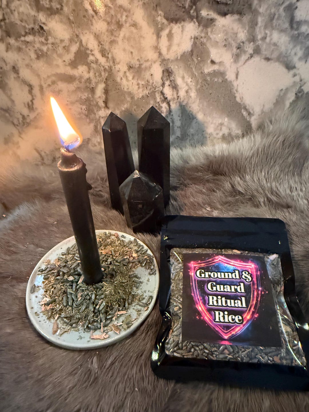 Intention Ritual Rice: Grounding and Protection Rice for Candle Spells ...