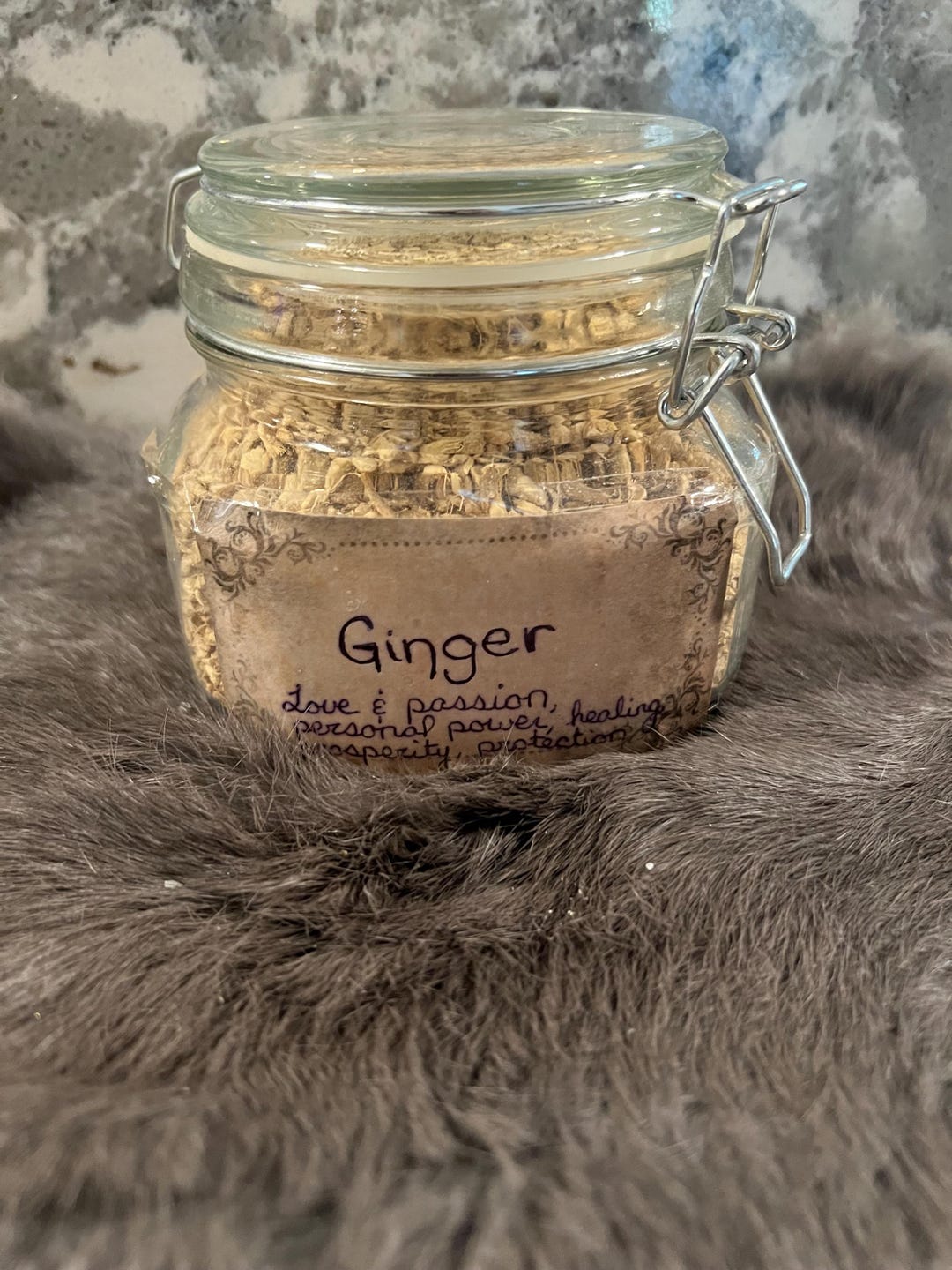 Organic Ginger Root Witchcraft Herb, Spell Ingredient Etsy