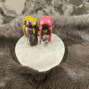 Spell Jar - Spell Bottle - Charm Bottle - Manifestation Charm - Manifestation Bottle - Intention Necklace - Spell - Intention Bottle