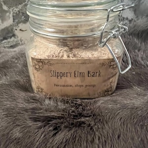 Slippery Elm - Slippery Elm Bark - Apothecary - Herb - Spell Ingredients - Organic Herbs - Purification - Healing - Mojo Bag - Spell Jars