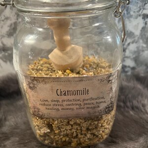 Chamomile - Chamomile Flower - Apothecary - Herb - Spell Ingredients - Organic Herbs - Purification - Healing - Mojo Bag - Spell Jars