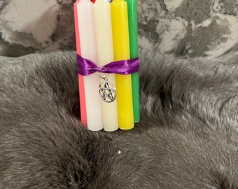Bundel Color Magic Chime-kaars: 10 rituele spreukkaarsen