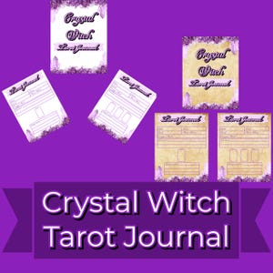Crystal Witch Tarot Journal - Crystal Witch - Crystal Magic - Tarot Card - Tarot Reading - Tarot Journal - Magic - Tarot - Tarot Book