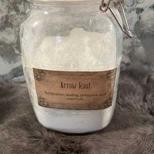 Arrow Root - Arrow Root Powder - Apothecary - Herb - Spell Ingredients - Organic Herbs - Purification - Healing - Mojo Bag - Spell Jars