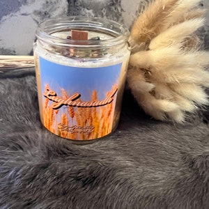 Lughnasadh Candle - Jar Candle - Sabbat Candle - Altar Candle - Witch Candle - Lughnasadh - Sabbat - Altar Decor - Wheel Of The Year - Pagan