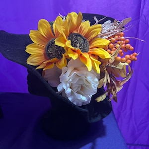 Witch Hat - Embroidered Witch Hat - Witch’s Hat - Spooky Season - Witchy Clothes - Witch - Hat - Mabon Hat - Samhain Hat - Witchy Hat