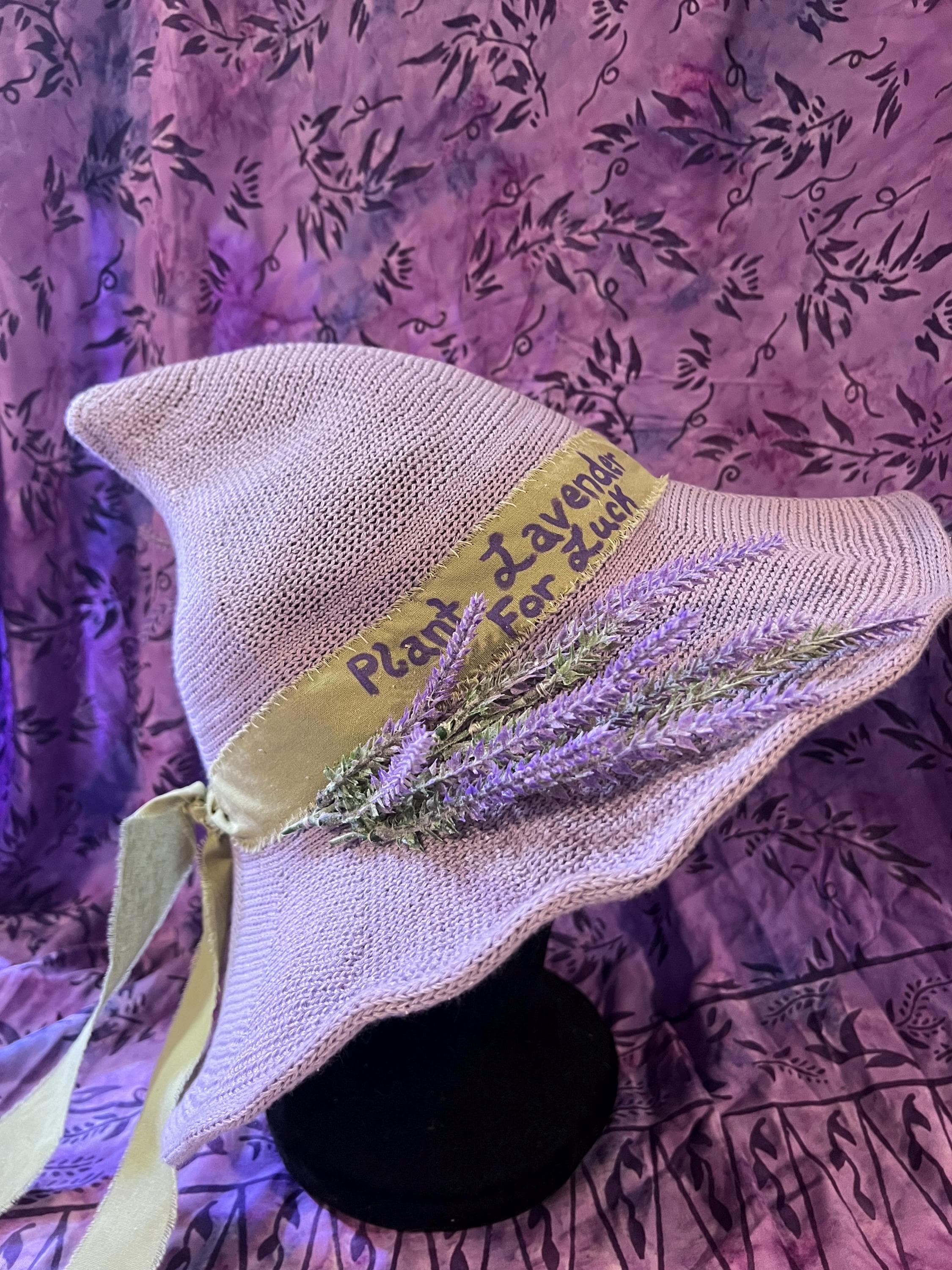 Lavender Witch Hat - Etsy display picture 1