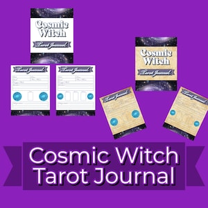Cosmic Witch Tarot Journal - Cosmic Witch - Cosmic Magic - Tarot Card - Tarot Reading - Tarot Journal - Cosmic Magic - Tarot - Tarot Book