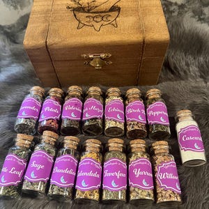 Apothecary - Witch’s Apothecary - Starter Apothecary - Travel Apothecary Set - Witchy Herbs - Herbal Spell Kit - Apothecary - Magical Herbs