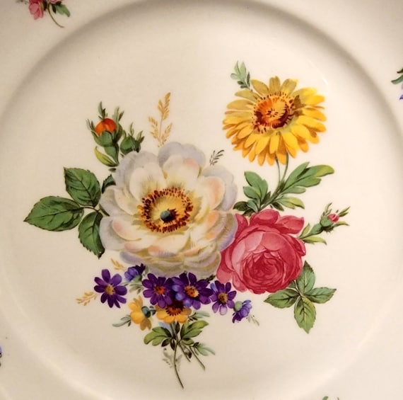 ✽Meissen✽マイセンのお花のプレート✽「アネモネ」 ✽Meissen✽マイセンのお花のプレート✽「アネモネ」 9-7/8