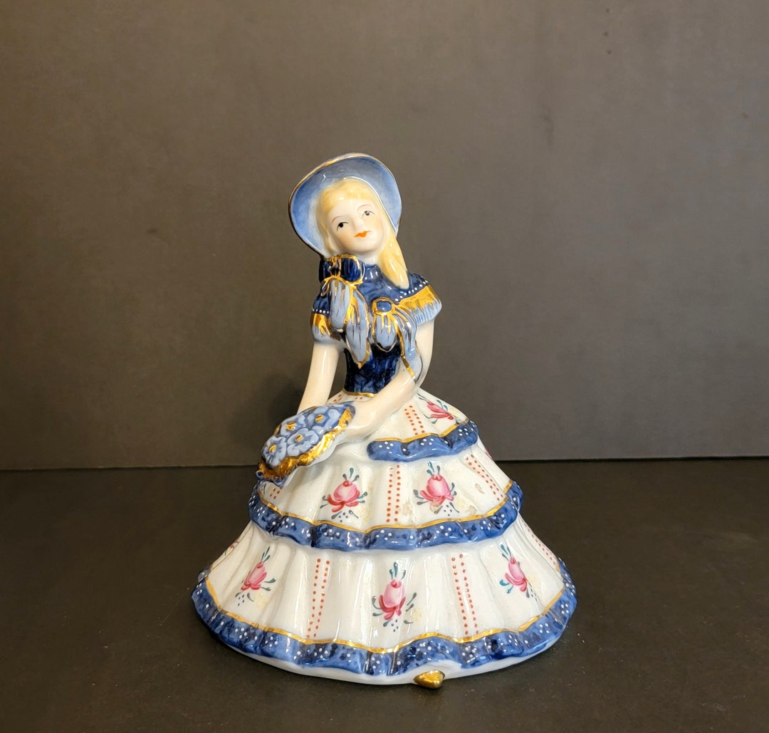KPM Porcelain Lady Figure / Germany Etsy