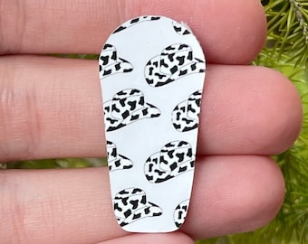 Calcomanía para transmisor de sombrero de vaquero con estampado de vaca