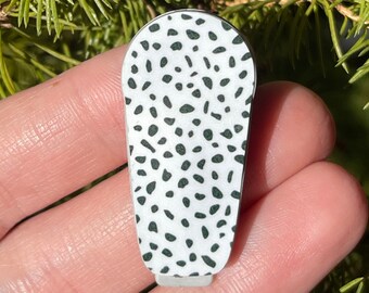 Calcomanía para transmisor Dexcom con especificaciones negras