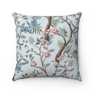 Chinoiserie pillow covers and pillows, Throw pillow cases with oriental designs