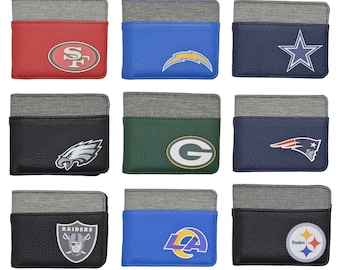 NFL Officially Licensed Pebble Bi Fold Wallet