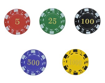 Hold 25 Standard Poker Chips Each 50 Clear Plastic Poker Chip Tubes 