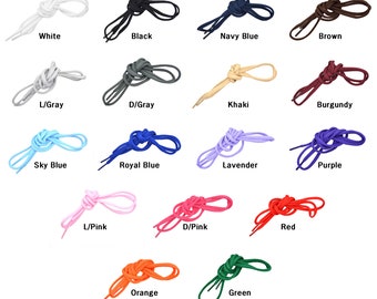 2 Pairs (4pcs) Oval Sneakers Shoelaces Athletic Sports Boot Shoelaces 45 inch (7 Pr. eyelets)