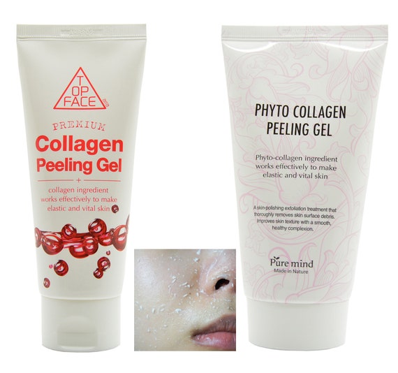 Peeling Gel Phyto Collagen & Top Face Clean Care Made in Korea | Etsy