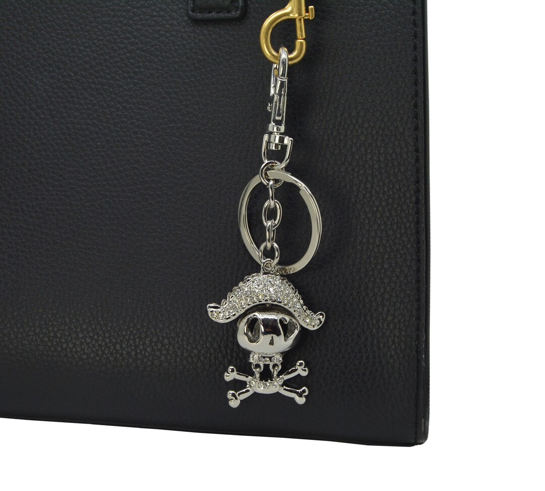 LEATHER HEART KEY RING PIRATE PUNK main image 0
