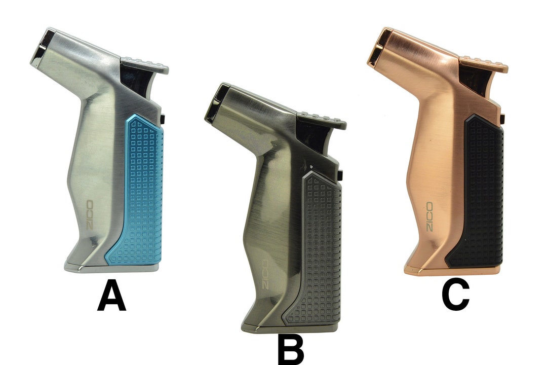 Zico Refillable Butane Adjustable Quad Jet Torch Flame Lighter - Etsy