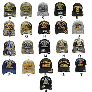 Official Licensed Headwear "Veteran" Embroidered Baseball Cap